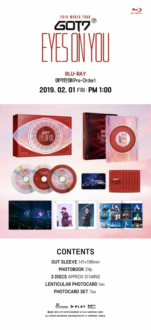 GOT7 2018 World Tour Eyes On You Blu-ray